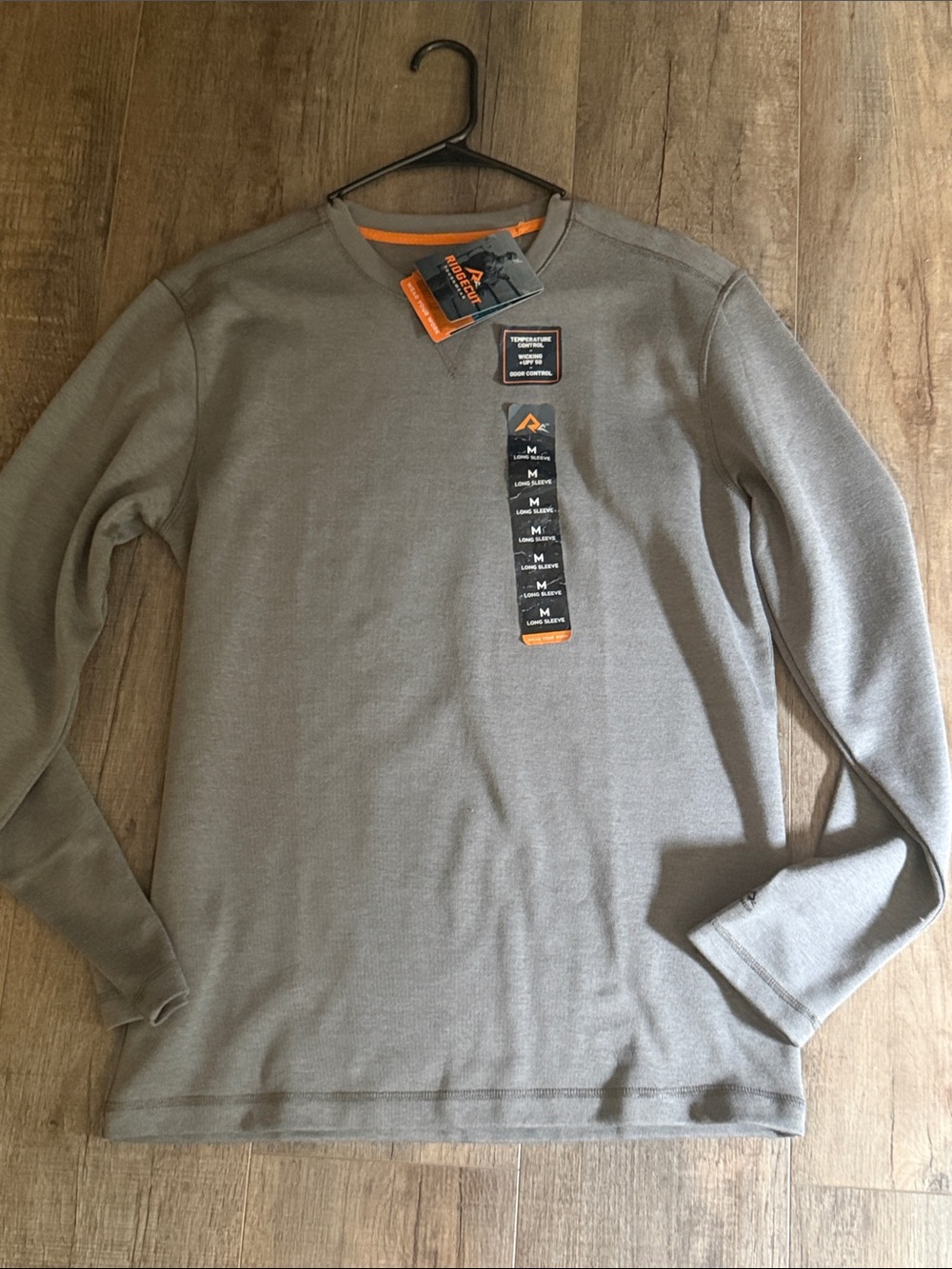 NWT Long-Sleeve Crew Neck Shirt - Gray